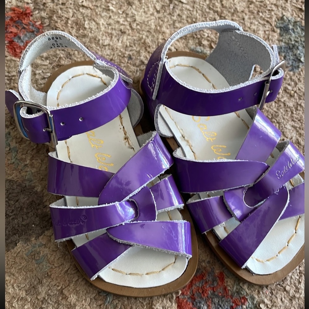 Purple Salt Water Sandals